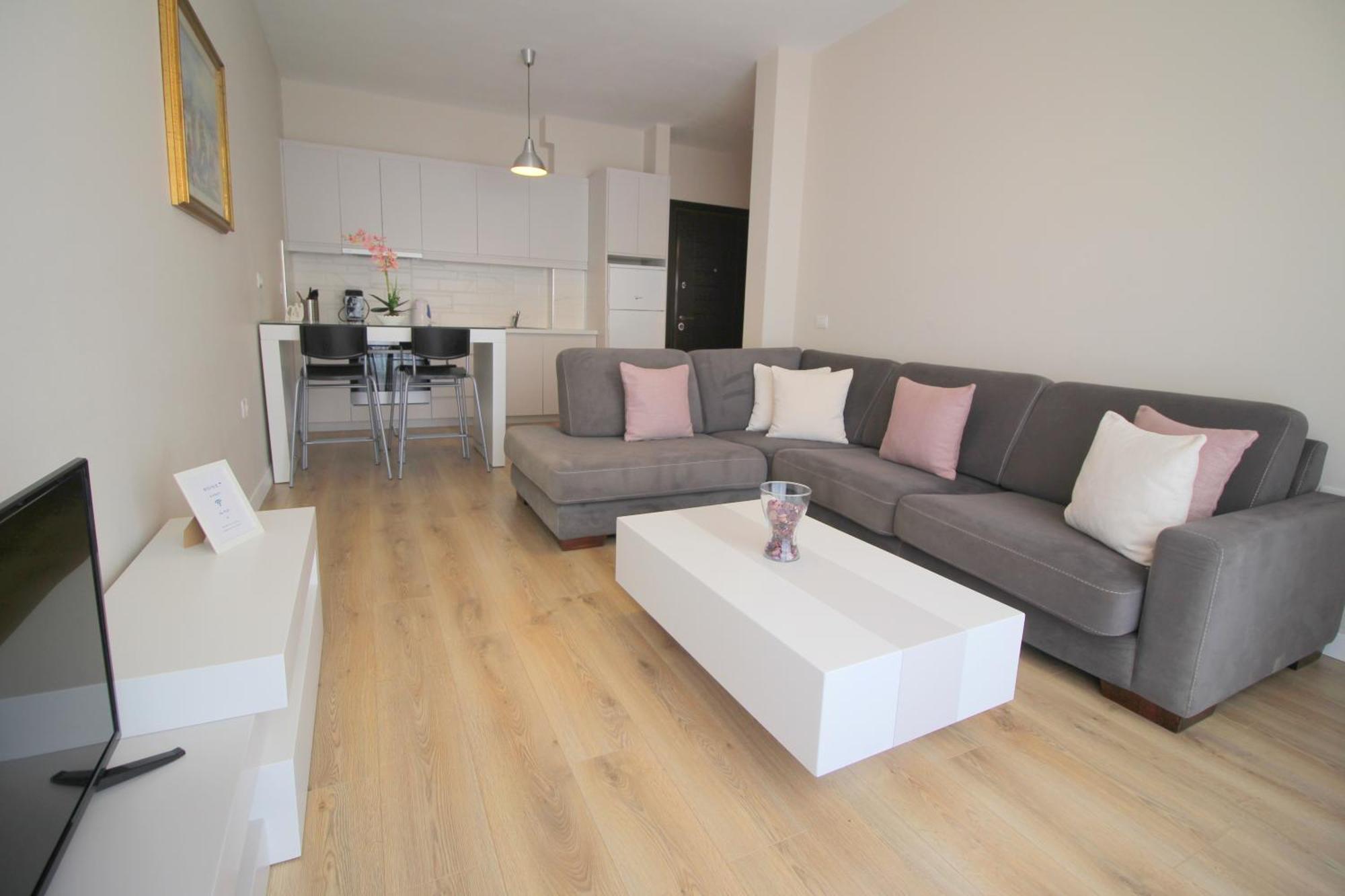 Blue Residence Sarande Bagian luar foto