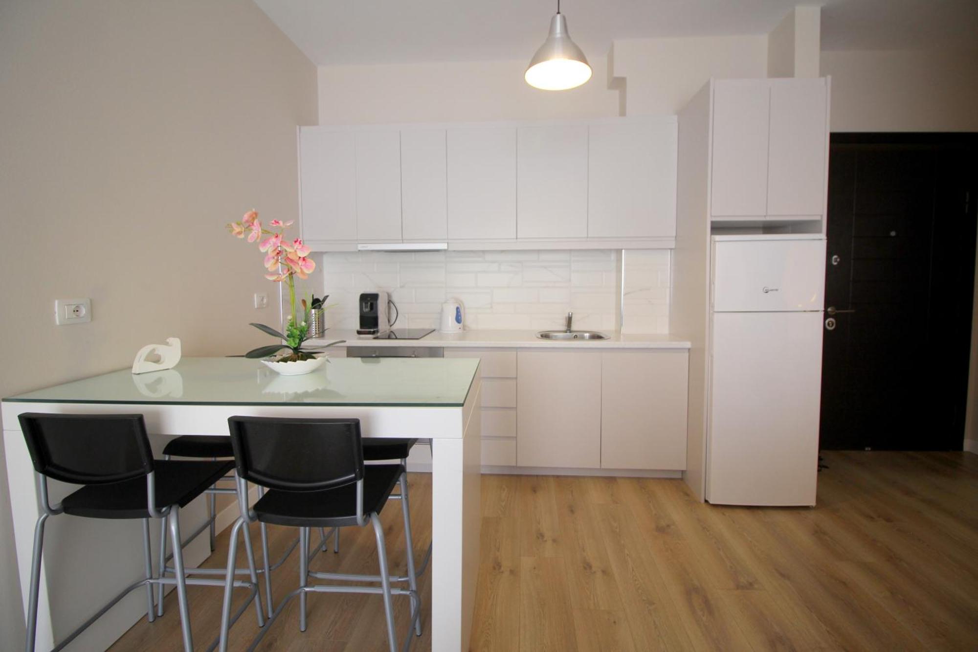 Blue Residence Sarande Bagian luar foto